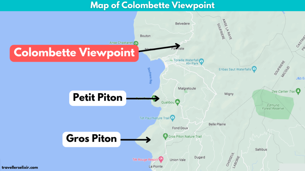 Map of Colombette Viewpoint