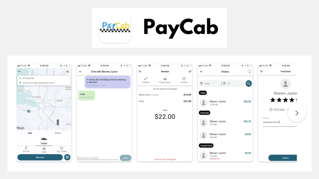 PayCab App.